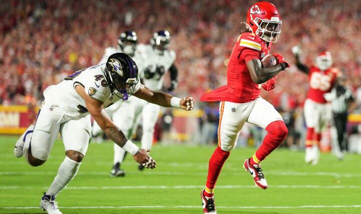 NFL, Week 1 – Les Chiefs démarrent par une courte victoire face aux Ravens 